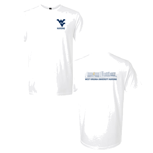 Gildan SoftStyle T-Shirt -- White / Hospital Outline