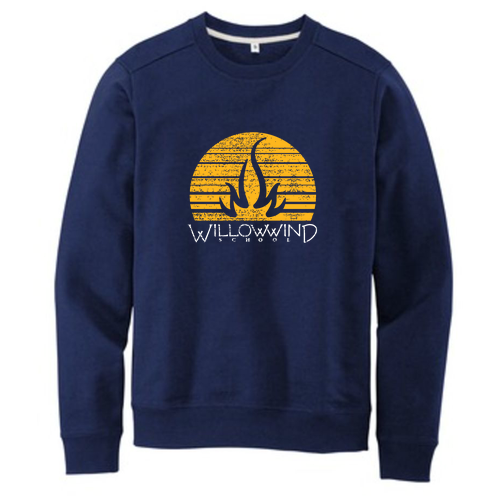 District Re-Fleece Crew -- True Navy