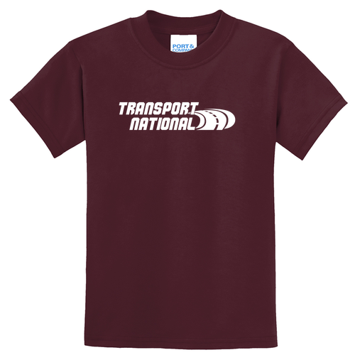 Port and Company 50/50 Blend Basic T-Shirt -- Athletic Maroon