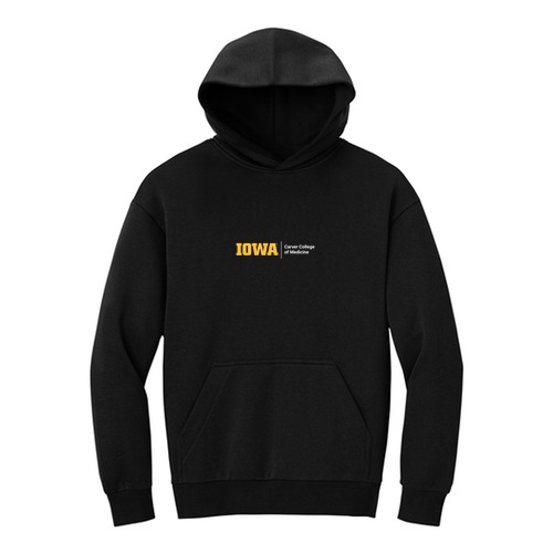 Embroidered CCOM Logo District V.I.T. Heavyweight Fleece Hoodie -- Black