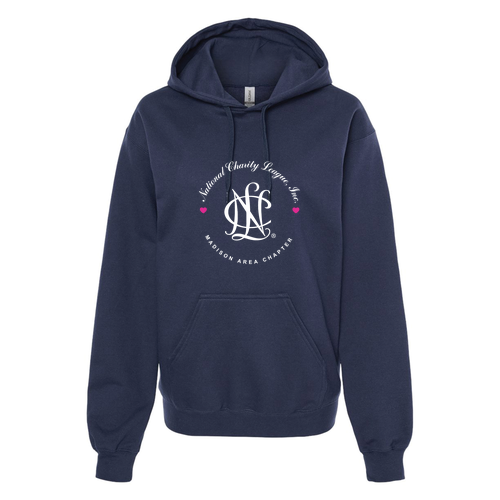 Gildan Adult Softstyle Fleece Pullover Hooded Sweatshirt -- Navy