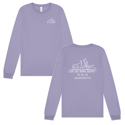 Bella Canvas Unisex Jersey Longsleeve Tee -- Dark Lavender