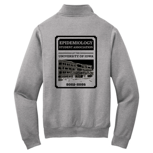Port and Company Core Fleece Quarter-Zip Pullover Sweatshirt -- Athletic Heather