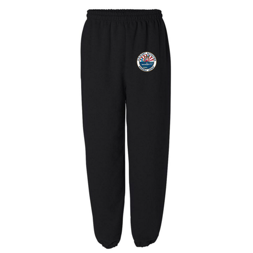 Gildan Elastic Bottom Sweatpants -- Black
