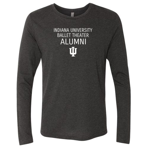 IUBT- ALUMNI- Next Level Long Sleeve Crew- Vintage Black