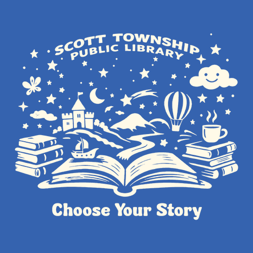 Scott Library Tee -- Royal