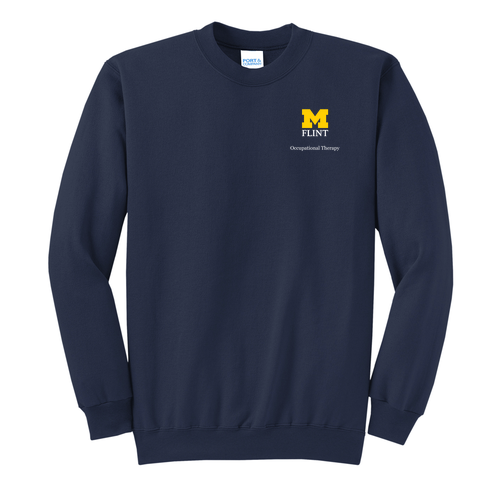 Port and Company Classic Crewneck Sweatshirt -- Navy