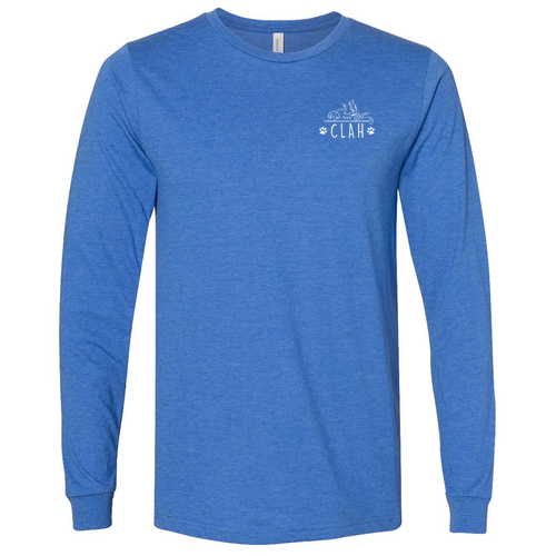 Bella+Canvas Unisex Heather Cvc Long Sleeve Tee- Heathers -- Heather True Roy