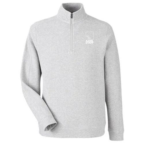 Regular North End Spirit Textured Quarter-Zip -- Platinum Heather