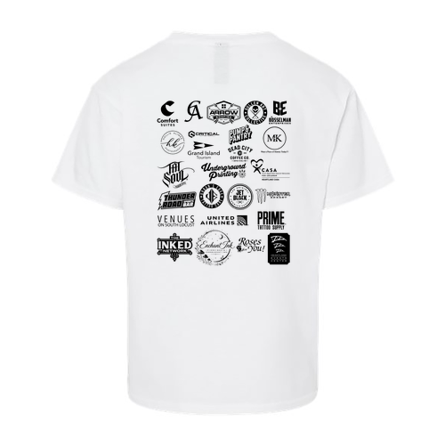 Blackwork Youth T-Shirt -- White