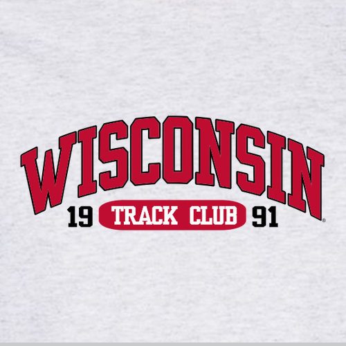 Wisconsin Track Club Hoodie — Ash