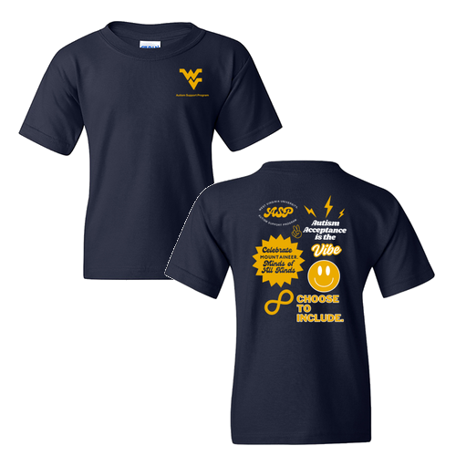 YOUTH Gildan Heavy Cotton Basic T-Shirt -- Navy