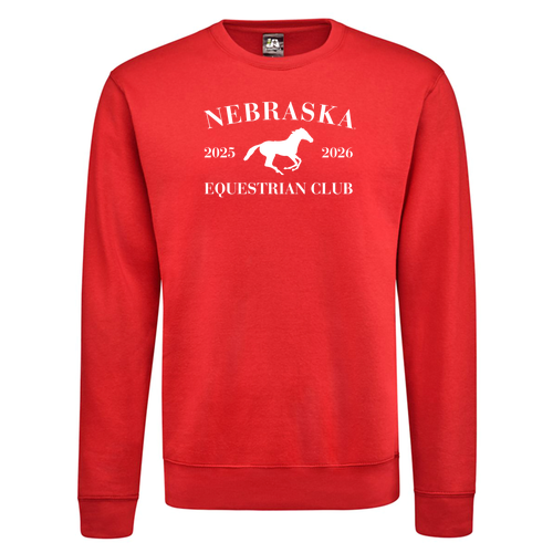 Nebraska Equestian Club Crewneck Sweater