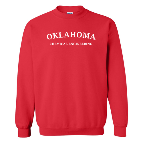 Chemical Gildan Heavy Blend Crew Neck Sweatshirt -- Red