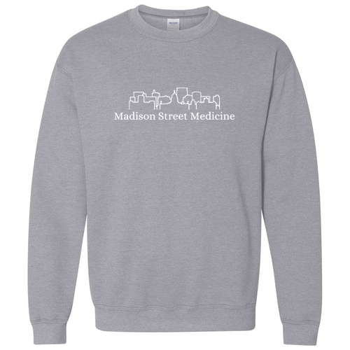 Gildan Heavy Blend Crew Neck Sweatshirt -Skyline- Sport Grey