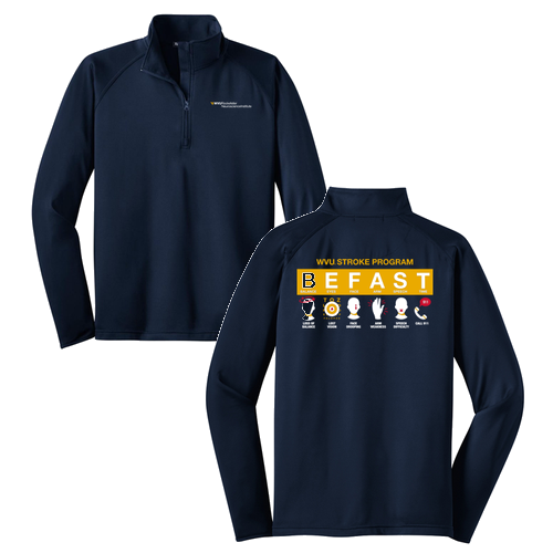 Sport Tek Sport Wick Stretch Half Zip Pullover -- True Navy