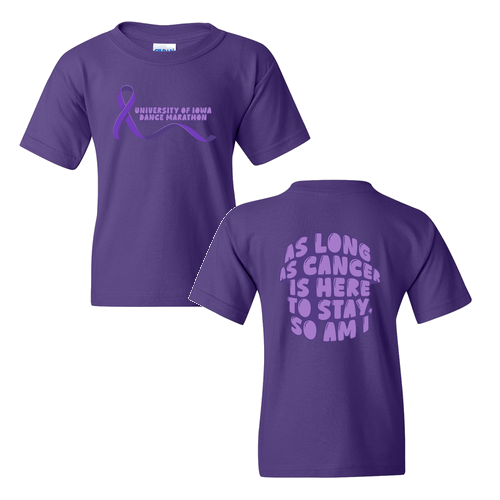 Gildan Heavy Cotton Basic Youth T-Shirt -- Purple