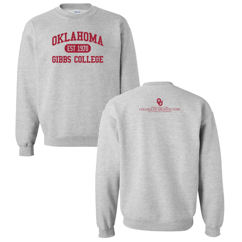 Gildan DryBlend Crew Neck Sweatshirt Cardinal-- Sport Grey