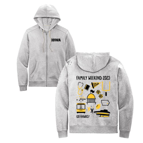 District Re-Fleece Full-Zip Hoodie -- Light Heather Grey