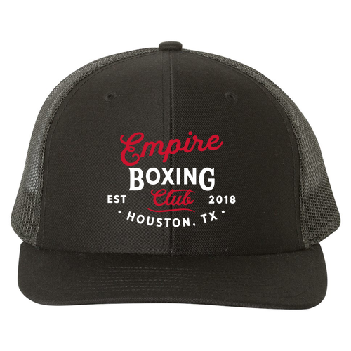 Richardson Snapback Trucker Cap -- Black