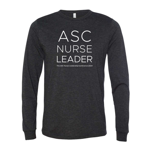 Bella+Canvas Unisex Triblend Long Sleeve Tee- Triblends -- Charcoal Black Triblend