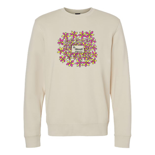 J. America BTB Fleece Crew -- Oyster