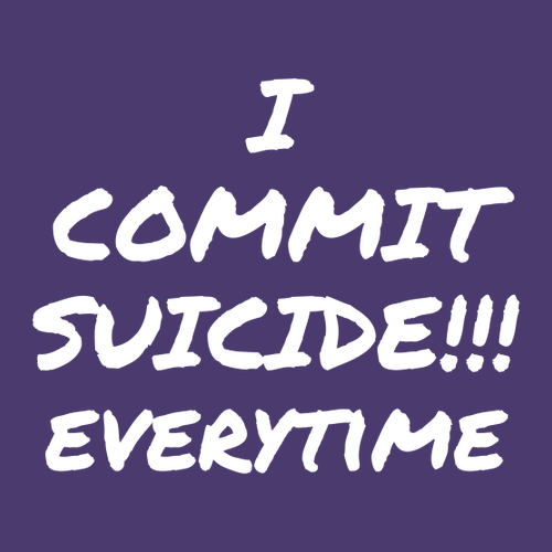 Gildan Heavy Cotton Basic T-Shirt -- Purple