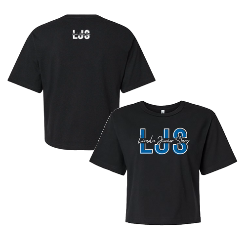 Ladies' Boxy LJS Tee -- Black