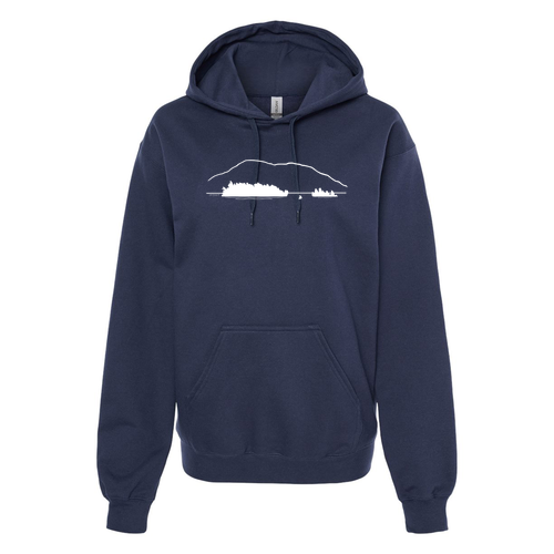 Odell -- Gildan Adult Softstyle Fleece Pullover Hooded Sweatshirt -- Navy
