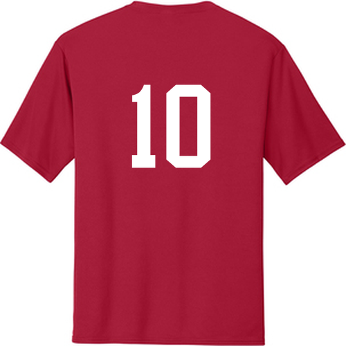 PUR Globe Essential Performance Tee -- Red