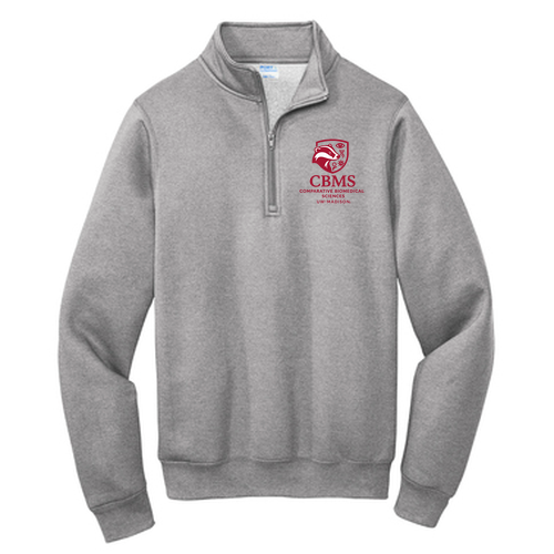 Port and Company Core Fleece Quarter-Zip Pullover -- Athletic Heather (Embroidery)