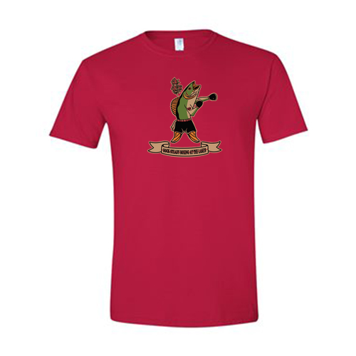 Rock Steady at the Lakes Tee -- Antique Cherry Red