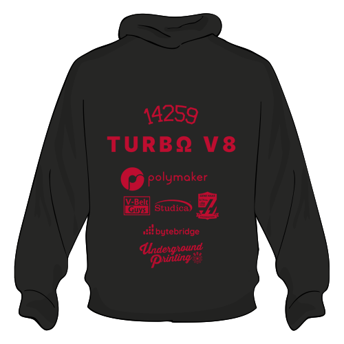 Gildan Heavy Blend Hooded Sweatshirt -- Black