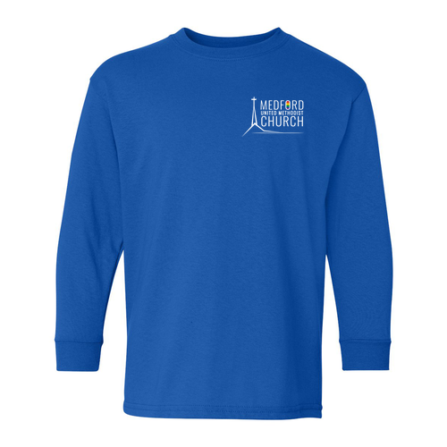 Gildan Youth Heavy Cotton Longsleeve -- Royal