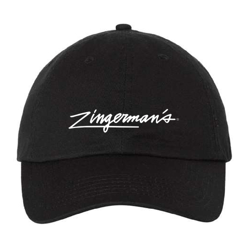 Valucap Bio-Washed Unstructured Hat -- Black