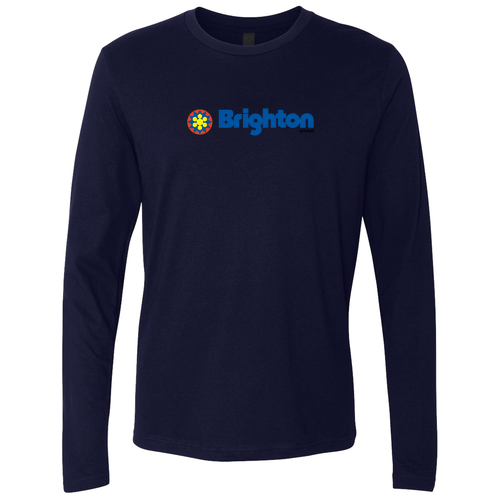 Brighton Logo 1 Full color --  Long Sleeve Midnight Navy
