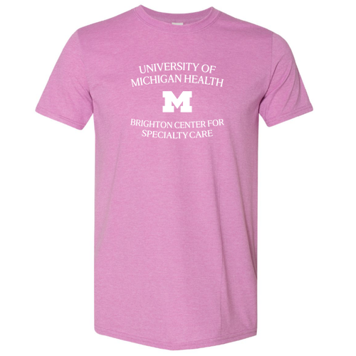 Gildan Soft Fitted T-Shirt -- Heather Radiant Orchid