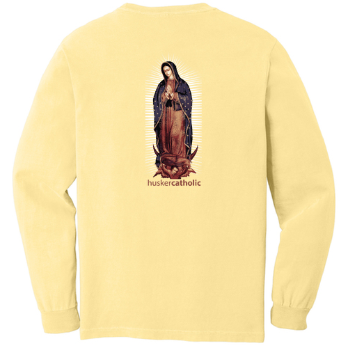 Comfort Colors Unisex Garment-Dyed Heavyweight Long Sleeve T-Shirt -- Butter