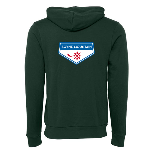 Boyne Mountain Logo 2 Full Color -- Pullover hooded Sweatshirt Forest
