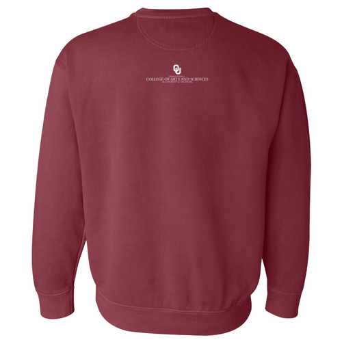 Comfort Colors Crewneck Sweatshirt -- Crimson