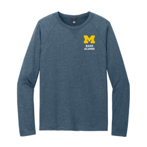 District Featherweight French Terry Long Sleeve Crewneck -- Washed Indigo