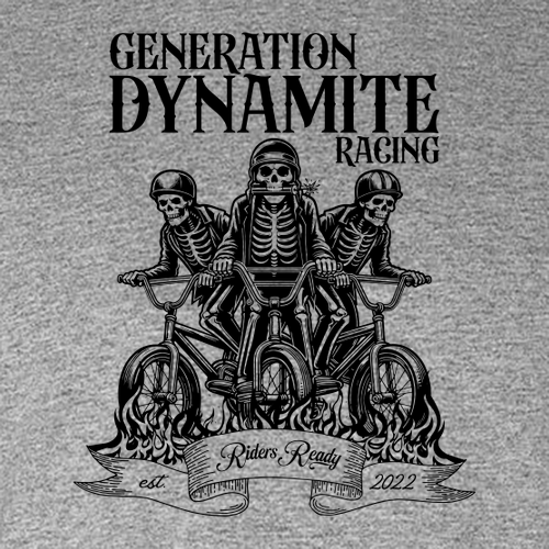 Gildan Heavy Blend Skeleton Riders Ready Hooded Sweatshirt -- Sport Grey
