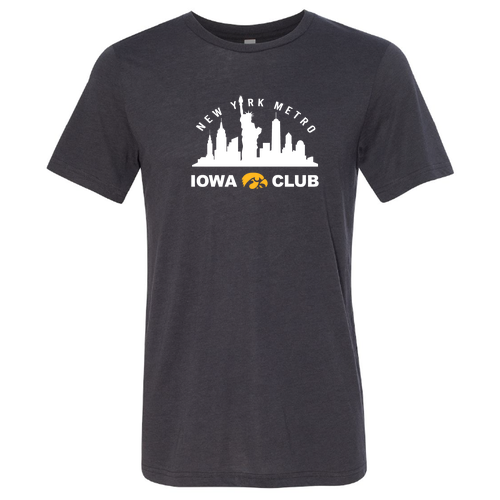 Skyline Bella Canvas Triblend Short Sleeve T-Shirt -- Solid Black TriBlend