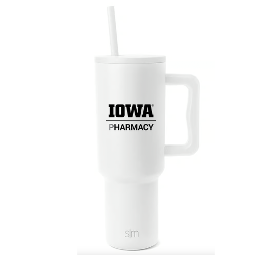 Simple Modern Trek Tumbler 40 oz- Laser Engraved -- Winter White