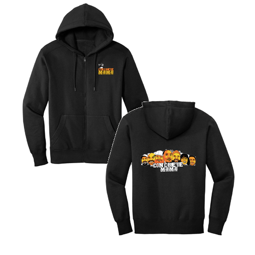 District Perfect Weight Fleece Full-Zip Hoodie -- Jet Black