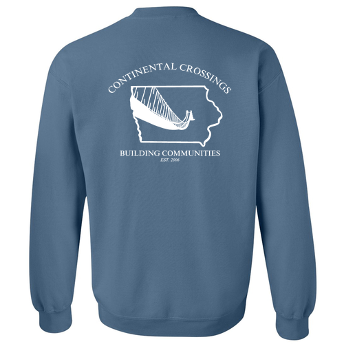 Gildan Heavy Blend Crew Neck Sweatshirt -- Indigo Blue