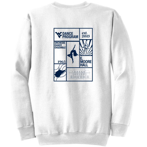 Port and Company Classic Crewneck Sweatshirt -- White