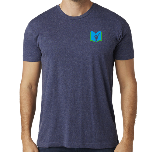 Cotton Heritage WORDS T-Shirt -- Navy Heather