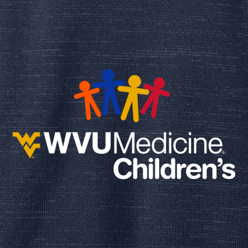 WVU Medicine Children's Port Authority Sweater Fleece Jacket -- River Blue Navy Heather