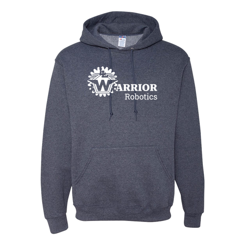 Optional Personalization Jerzees Nublend Hoodie -- Vintage Heather Navy
